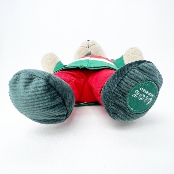 Starbucks Bearista Bear 2019 Ski Stuffy Stuffed Teddy Bear Skier Skiing New NWT - Picture 4 of 6